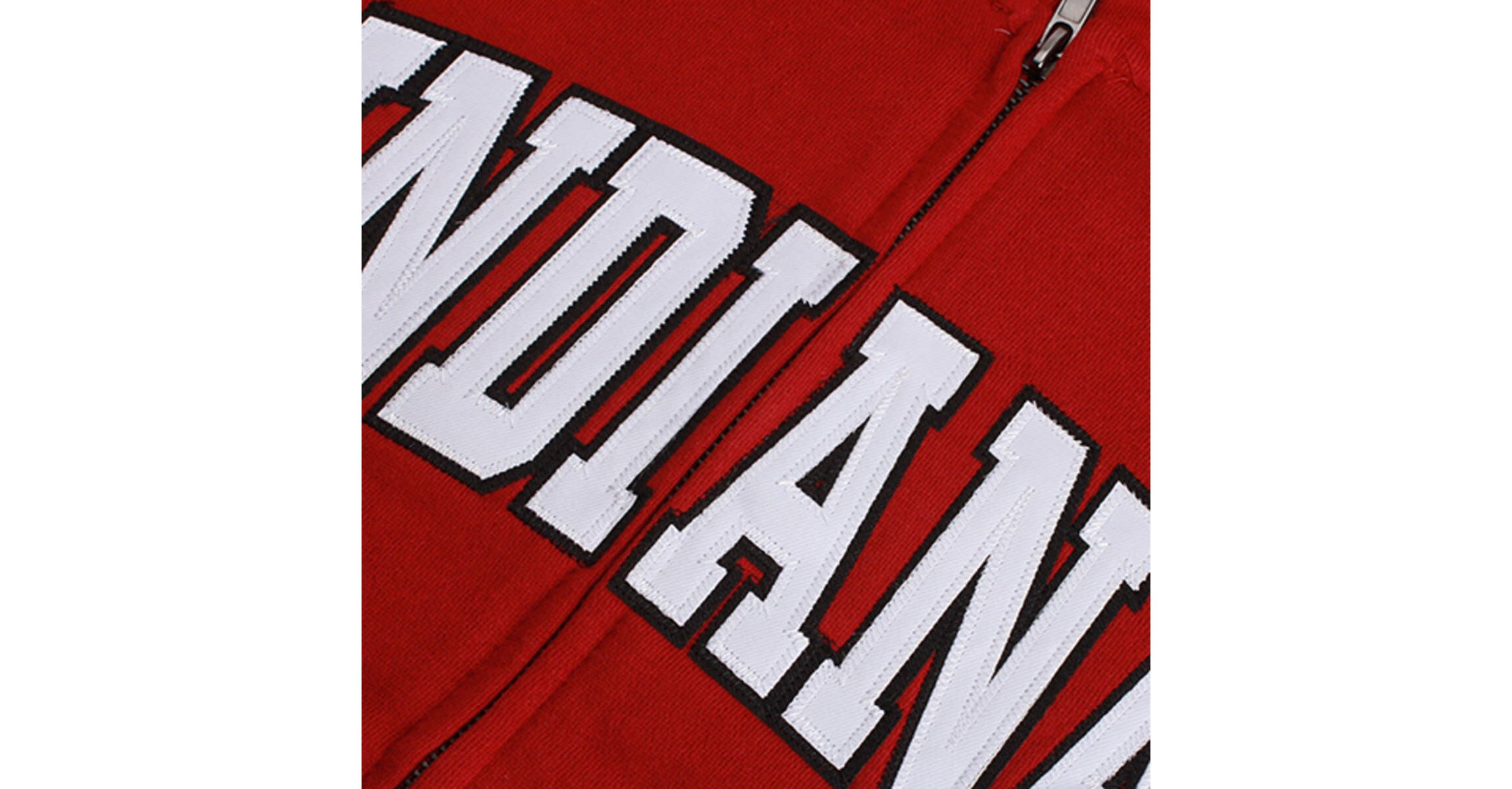 NCAA Indiana Hoosiers Arched Name Full-Zip Hoodie