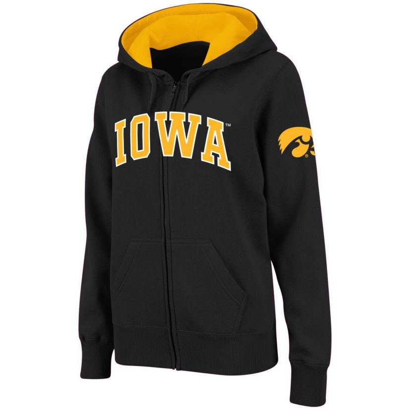 NCAA Iowa Hawkeyes Arched Name Full-Zip Hoodie