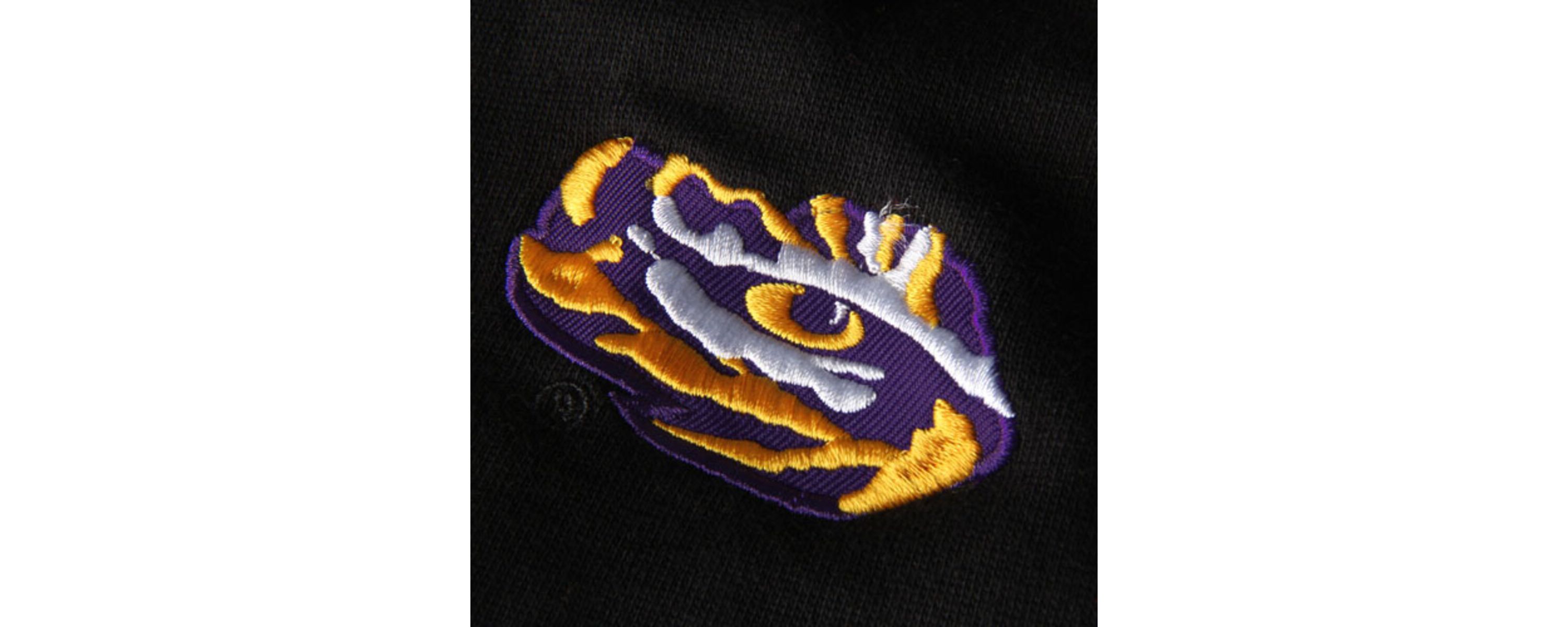 NCAA LSU Tigers Arched Name Full-Zip Hoodie