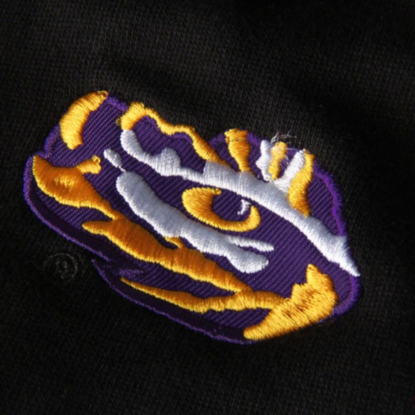 NCAA LSU Tigers Arched Name Full-Zip Hoodie