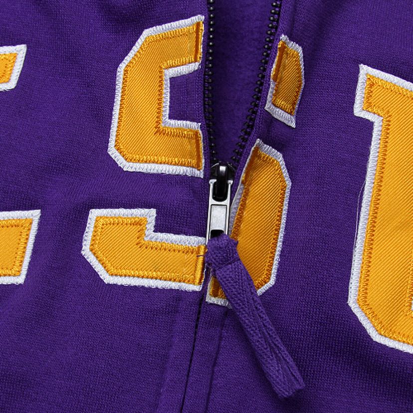 NCAA LSU Tigers Arched Name Full-Zip Hoodie