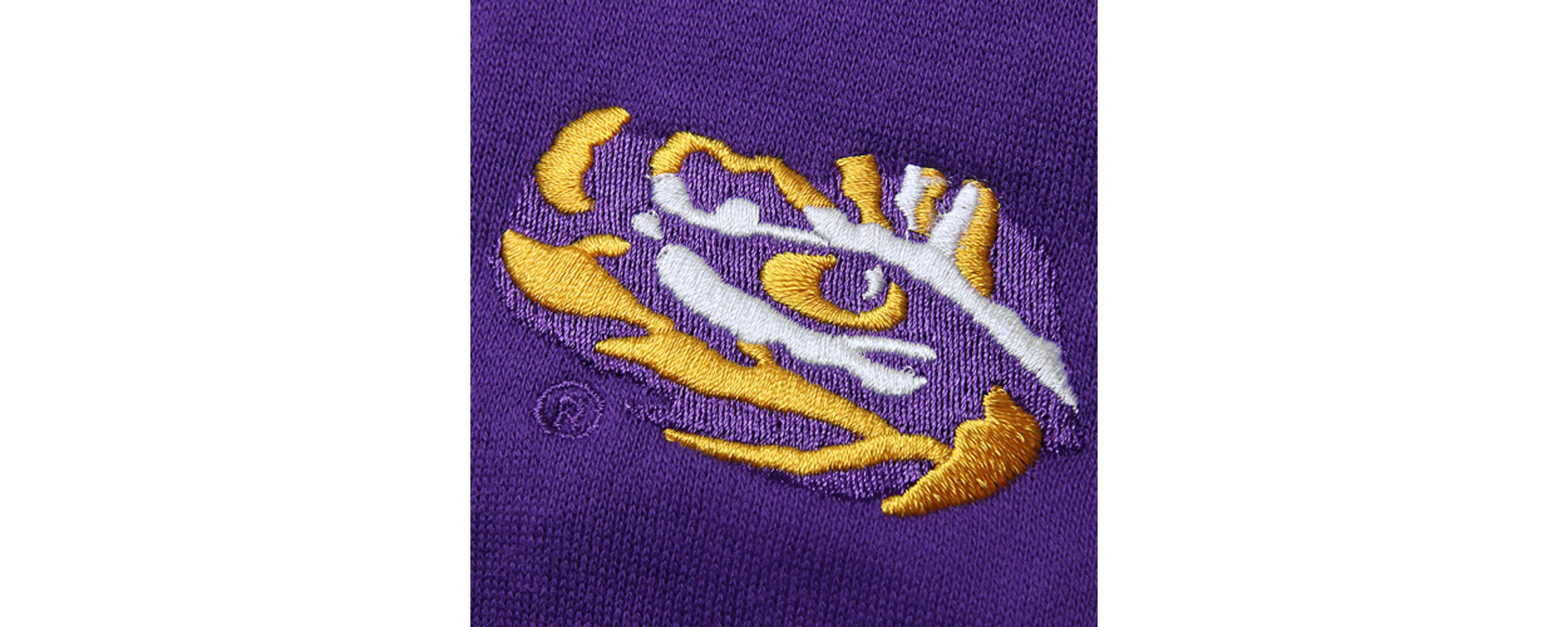 NCAA LSU Tigers Arched Name Full-Zip Hoodie