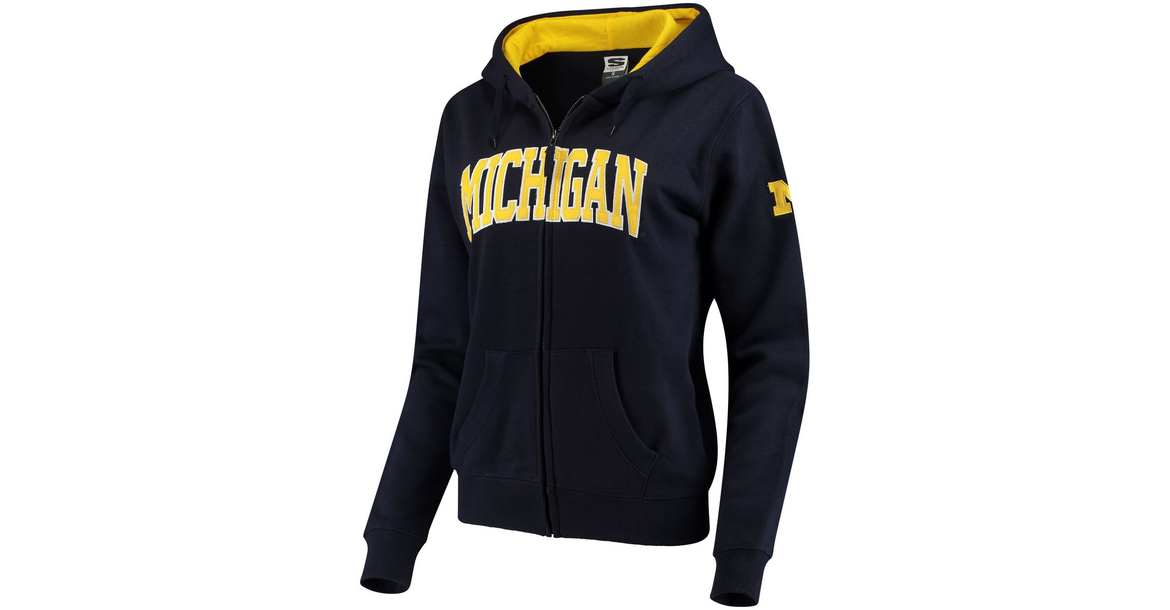 NCAA Michigan Wolverines Arched Name Full-Zip Hoodie