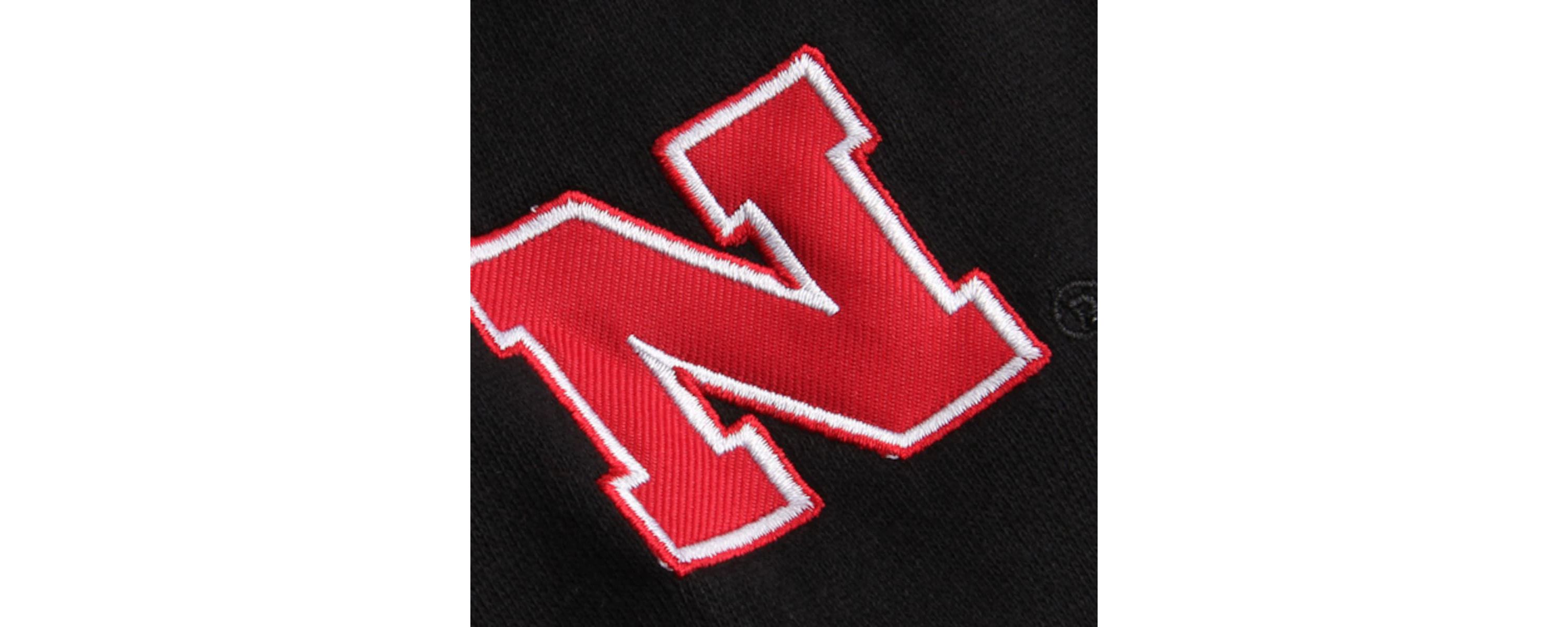 NCAA Nebraska Huskers Arched Name Full-Zip Hoodie