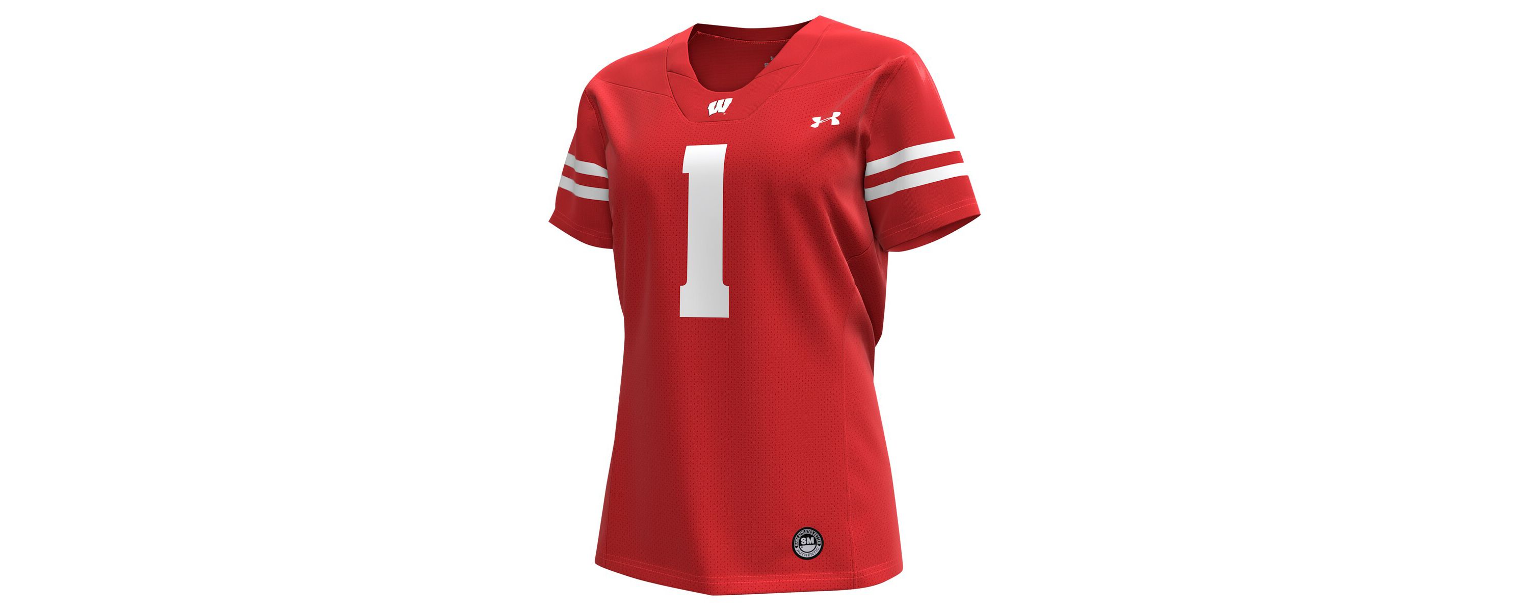 NCAA Under Armour #1 Wisconsin Badgers Replica Football Jersey