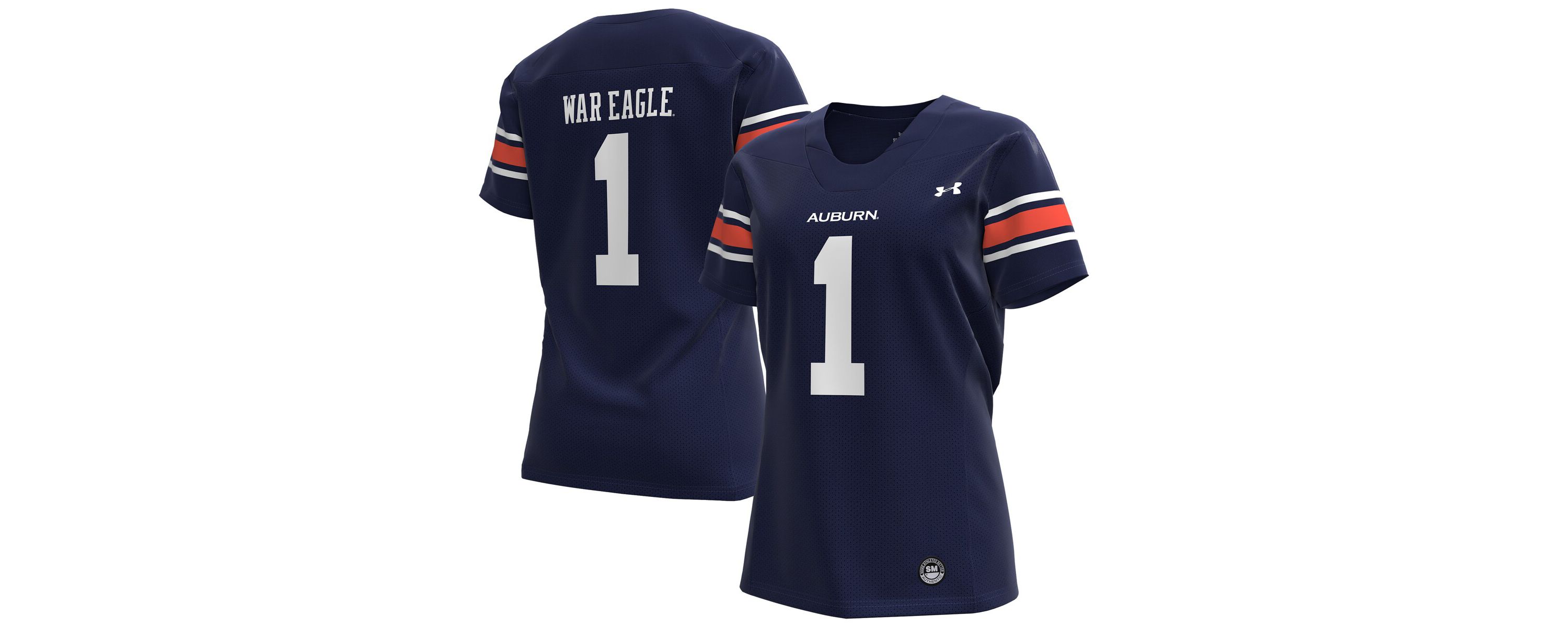 NCAA Under Armour #1 Auburn Tigers Replica Football Jersey