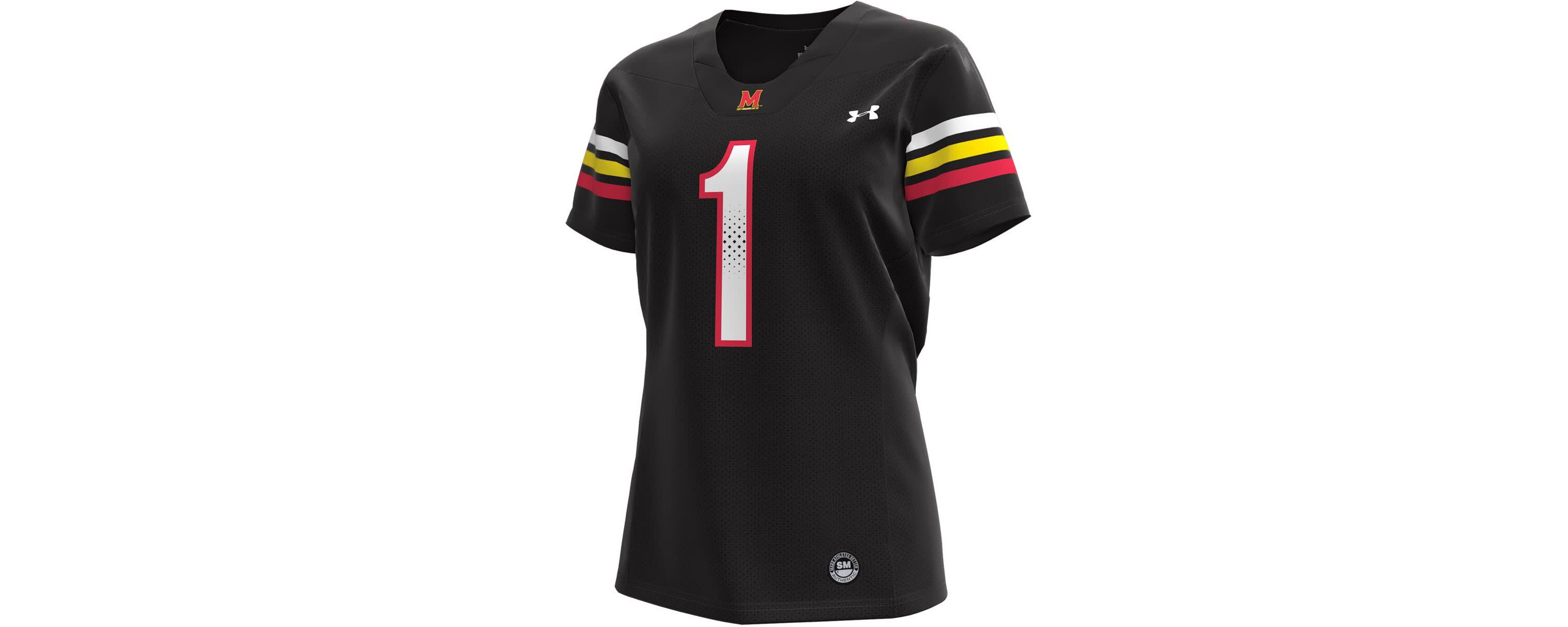 NCAA Under Armour #1 Maryland Terrapins Replica Football Jersey