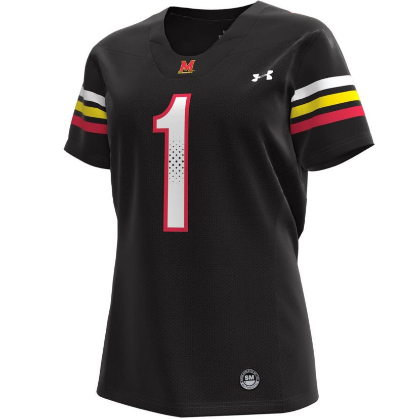 NCAA Under Armour #1 Maryland Terrapins Replica Football Jersey