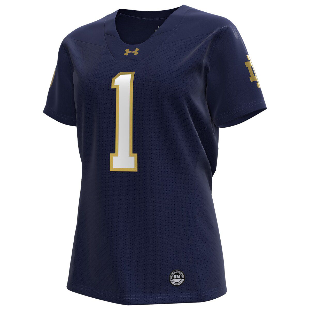 NCAA Under Armour #1 Notre Dame Fighting Irish Replica Football Jersey