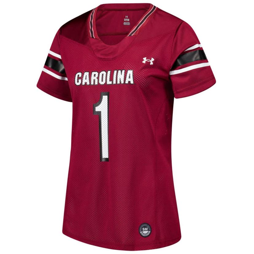 NCAA Under Armour #1 South Carolina Gamecocks Replica Football Jersey