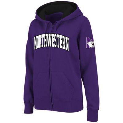 NCAA Northwestern Wildcats Arched Name Full-Zip Hoodie