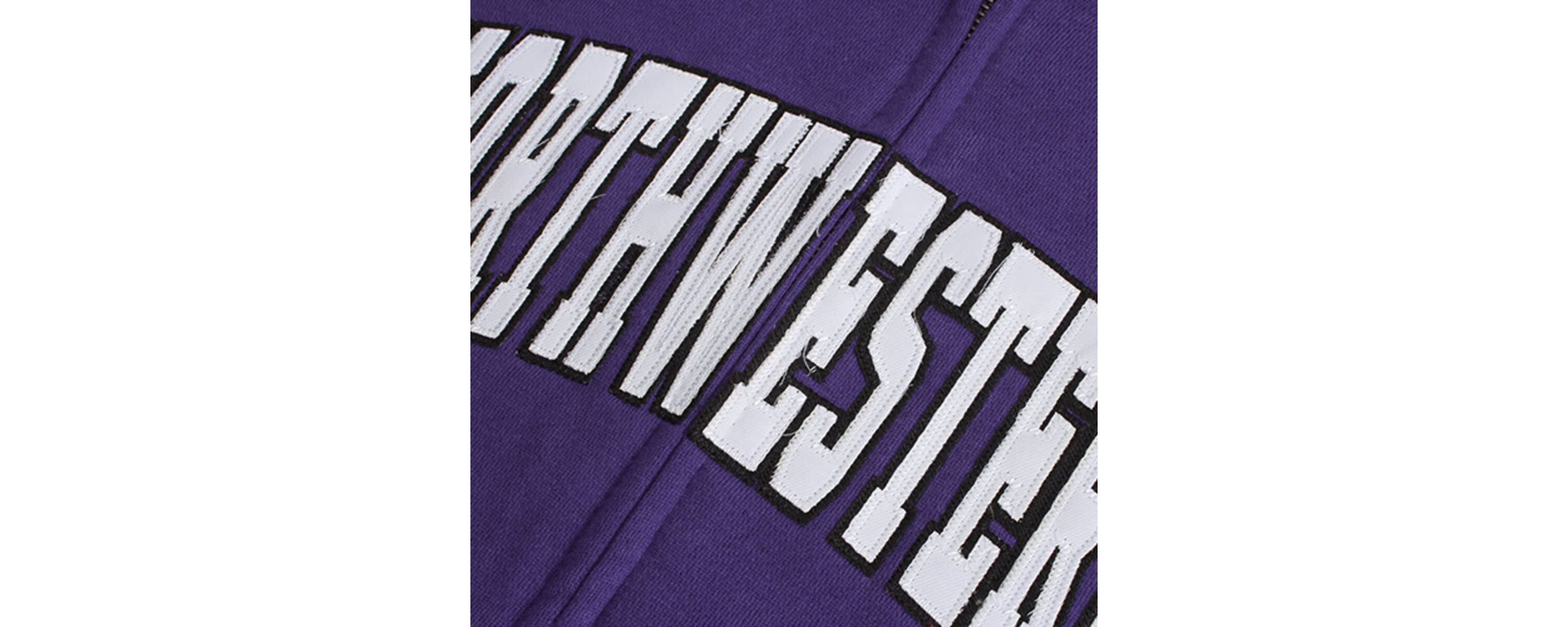 NCAA Northwestern Wildcats Arched Name Full-Zip Hoodie