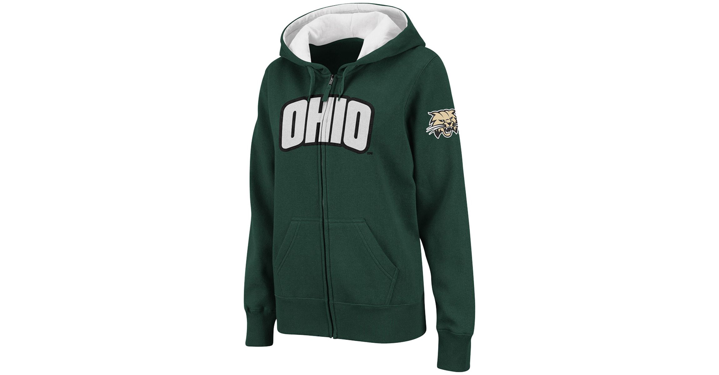 NCAA Ohio Bobcats Arched Name Full-Zip Hoodie