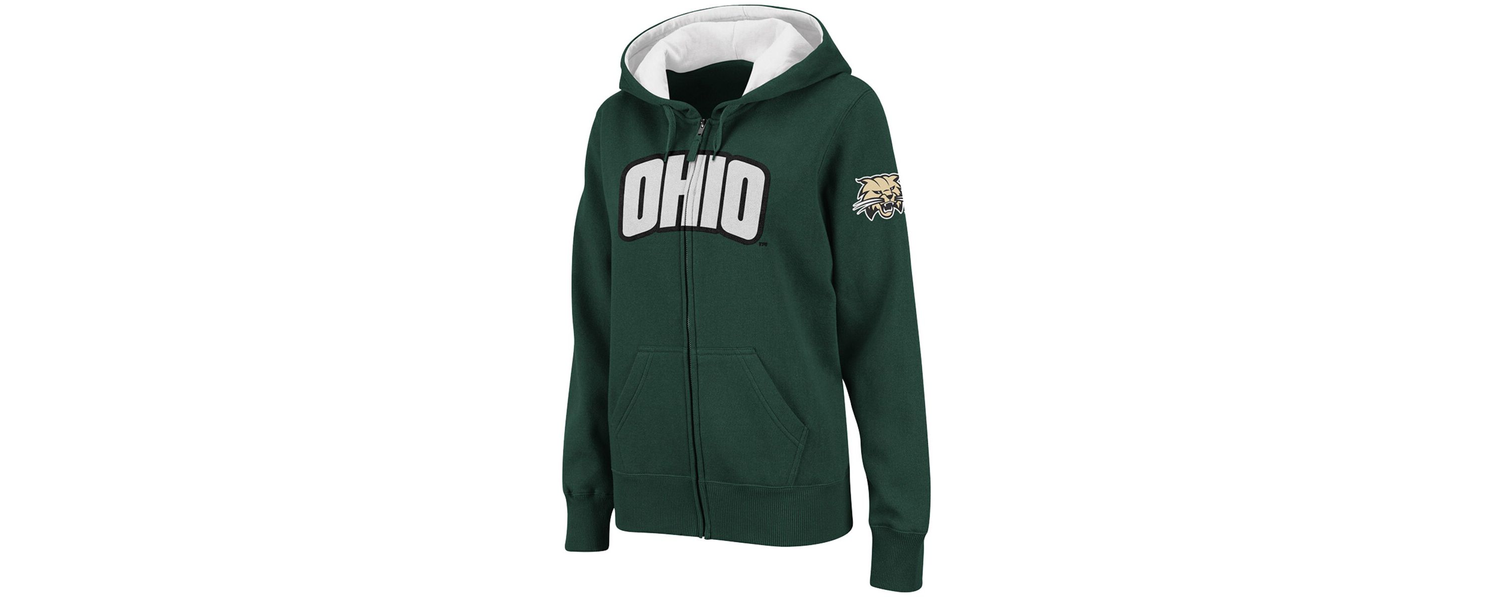 NCAA Ohio Bobcats Arched Name Full-Zip Hoodie