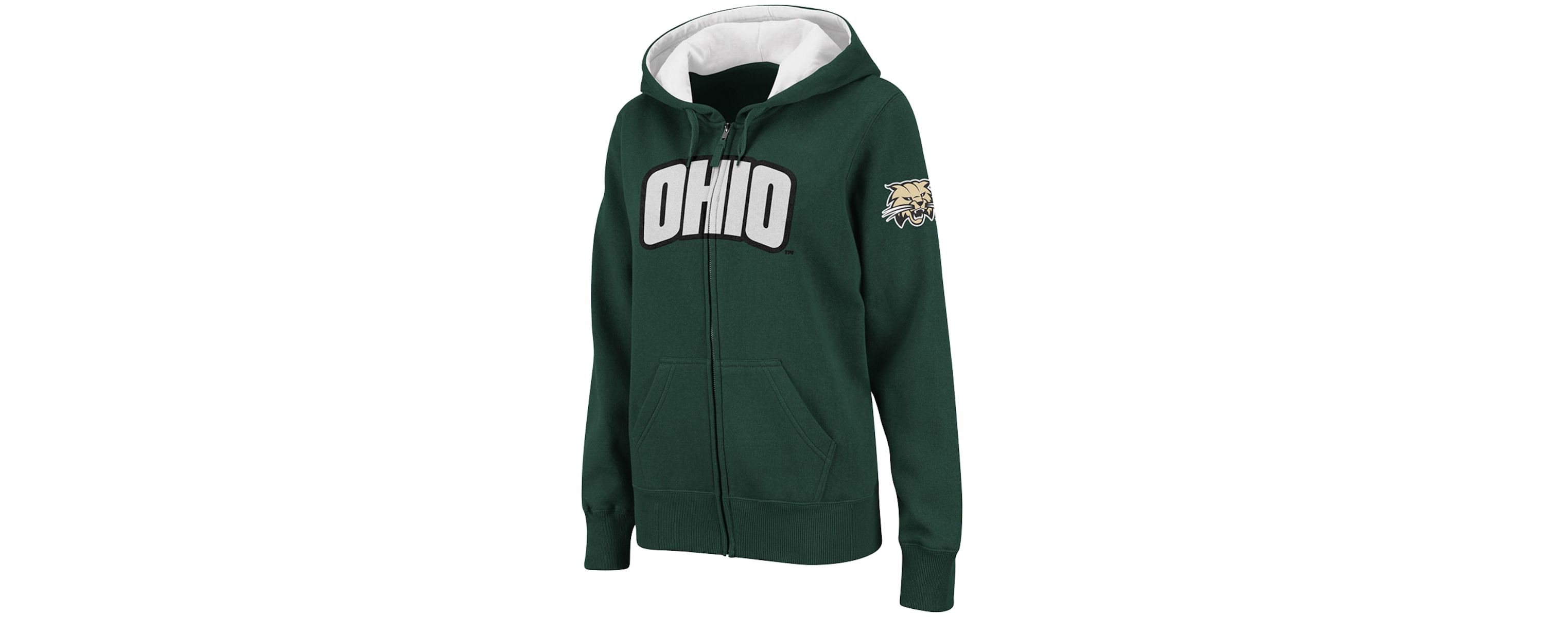 NCAA Ohio Bobcats Arched Name Full-Zip Hoodie