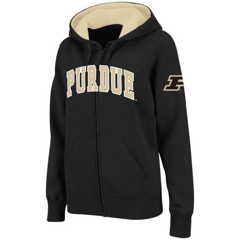 NCAA Purdue Boilermakers Arched Name Full-Zip Hoodie