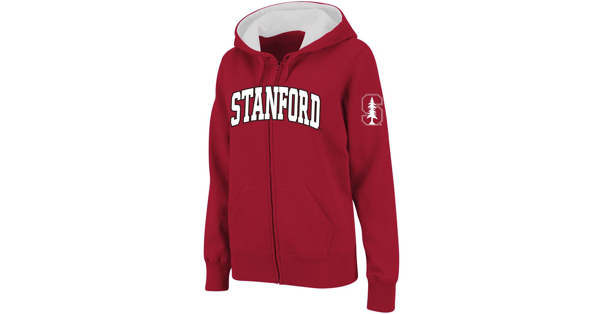 Stanford Cardinal NCAA Stanford Arched Name Full-Zip Hoodie