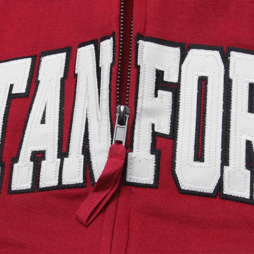 Stanford Cardinal NCAA Stanford Arched Name Full-Zip Hoodie