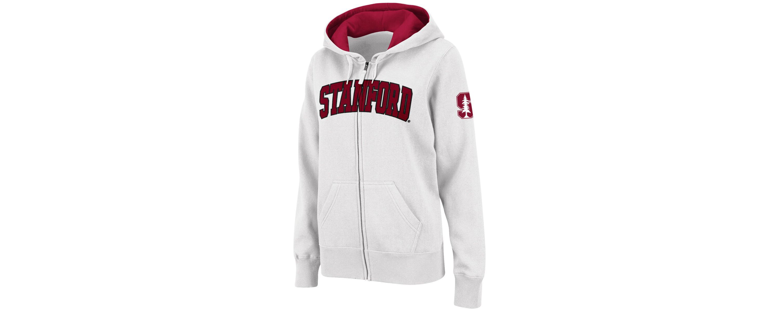 Stanford Cardinal NCAA Stanford Arched Name Full-Zip Hoodie