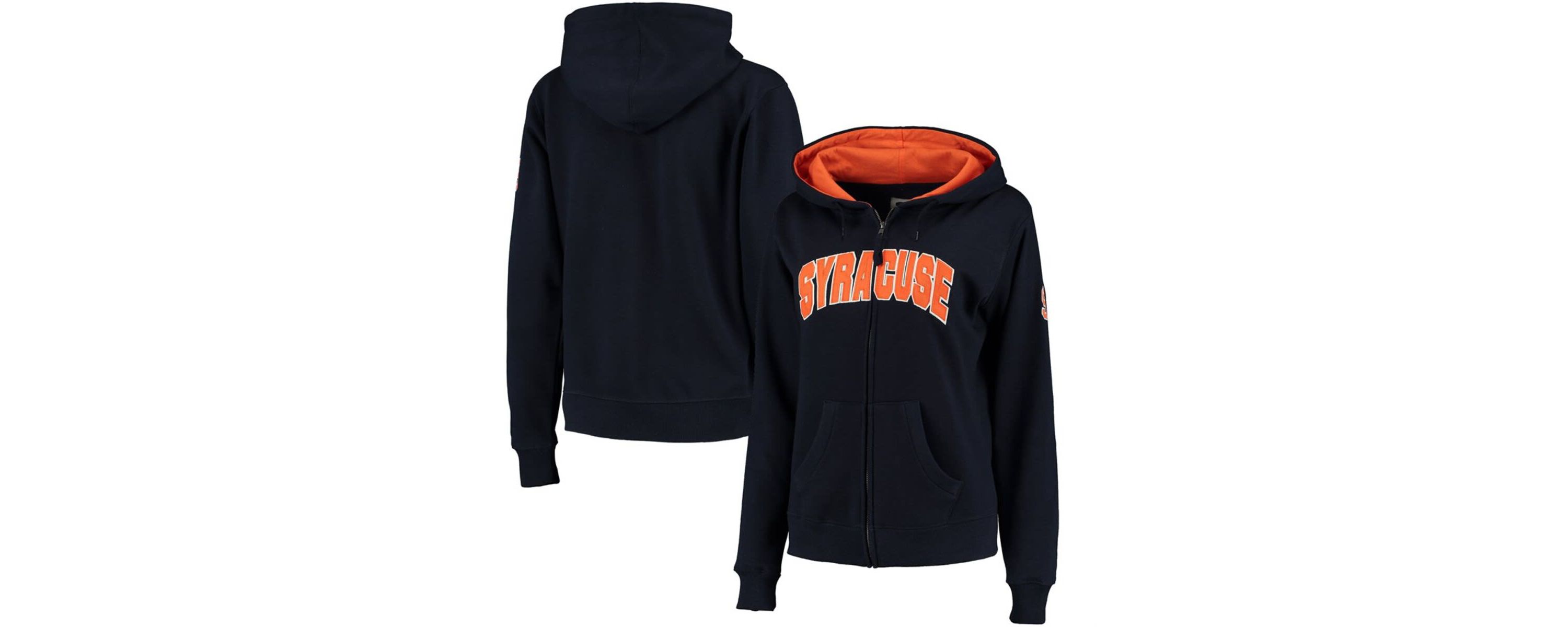 Syracuse Orange NCAA Syracuse Arched Name Full-Zip Hoodie