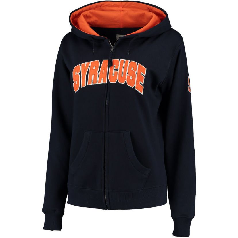 Syracuse Orange NCAA Syracuse Arched Name Full-Zip Hoodie