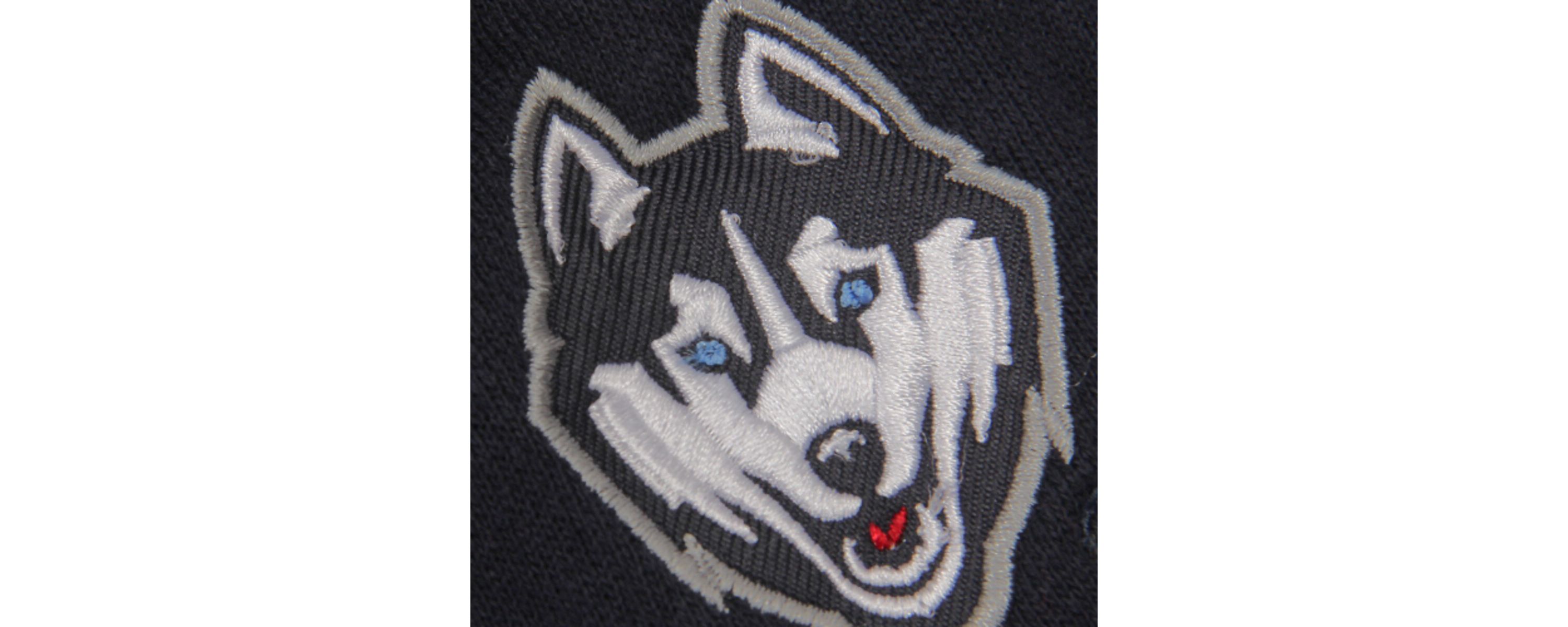 Connecticut Huskies NCAA UConn Huskies Arched Name Full-Zip Hoodie