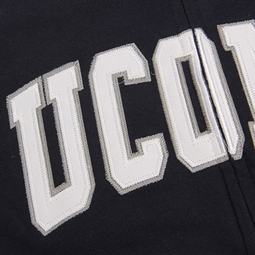 Connecticut Huskies NCAA UConn Huskies Arched Name Full-Zip Hoodie
