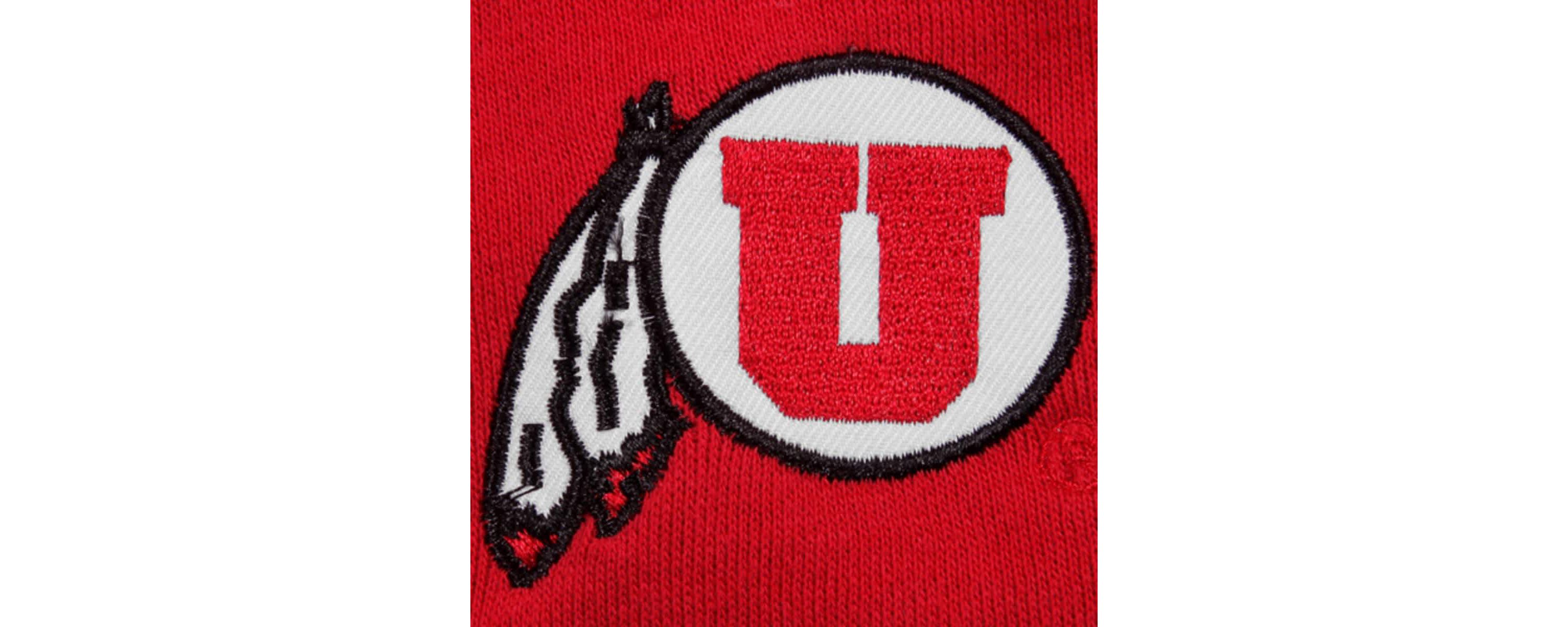 NCAA Utah Utes Arched Name Full-Zip Hoodie