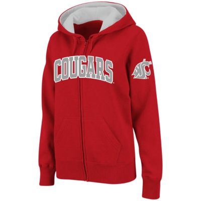 NCAA Washington State Cougars Arched Name Full-Zip Hoodie
