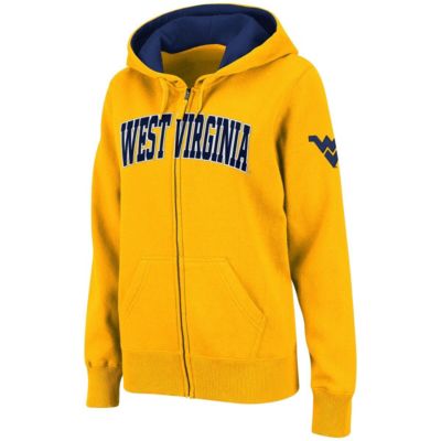 NCAA West Virginia Mountaineers Arched Name Full-Zip Hoodie