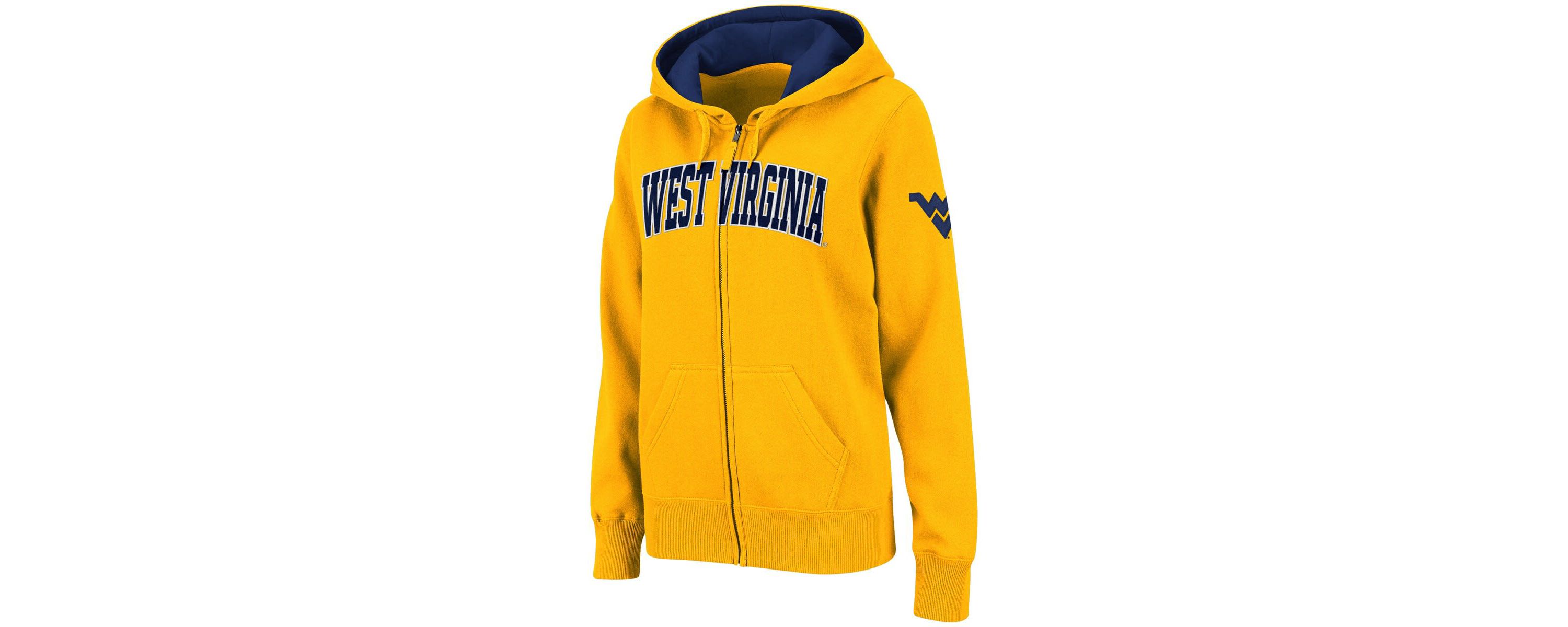 NCAA West Virginia Mountaineers Arched Name Full-Zip Hoodie