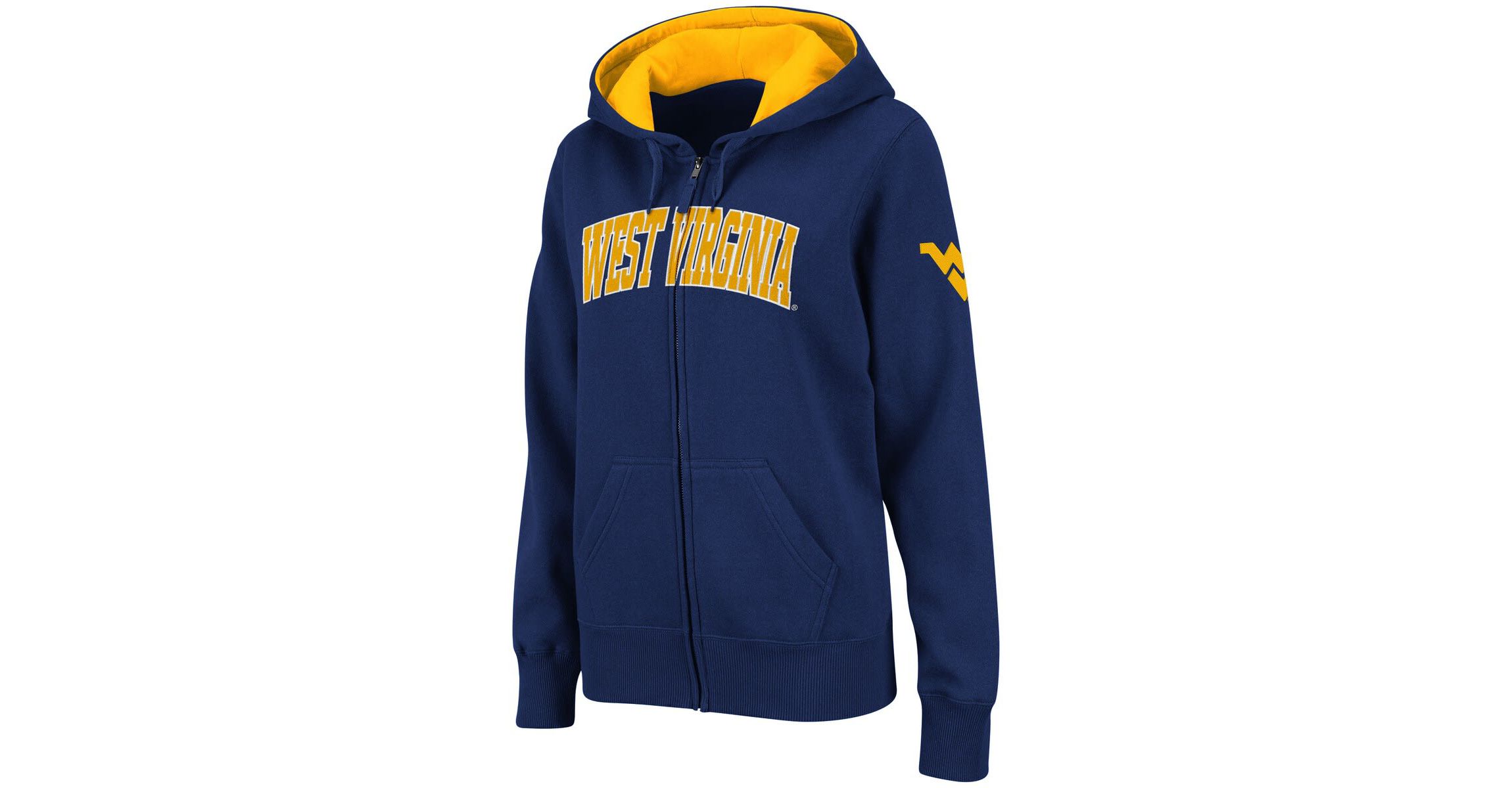 NCAA West Virginia Mountaineers Arched Name Full-Zip Hoodie