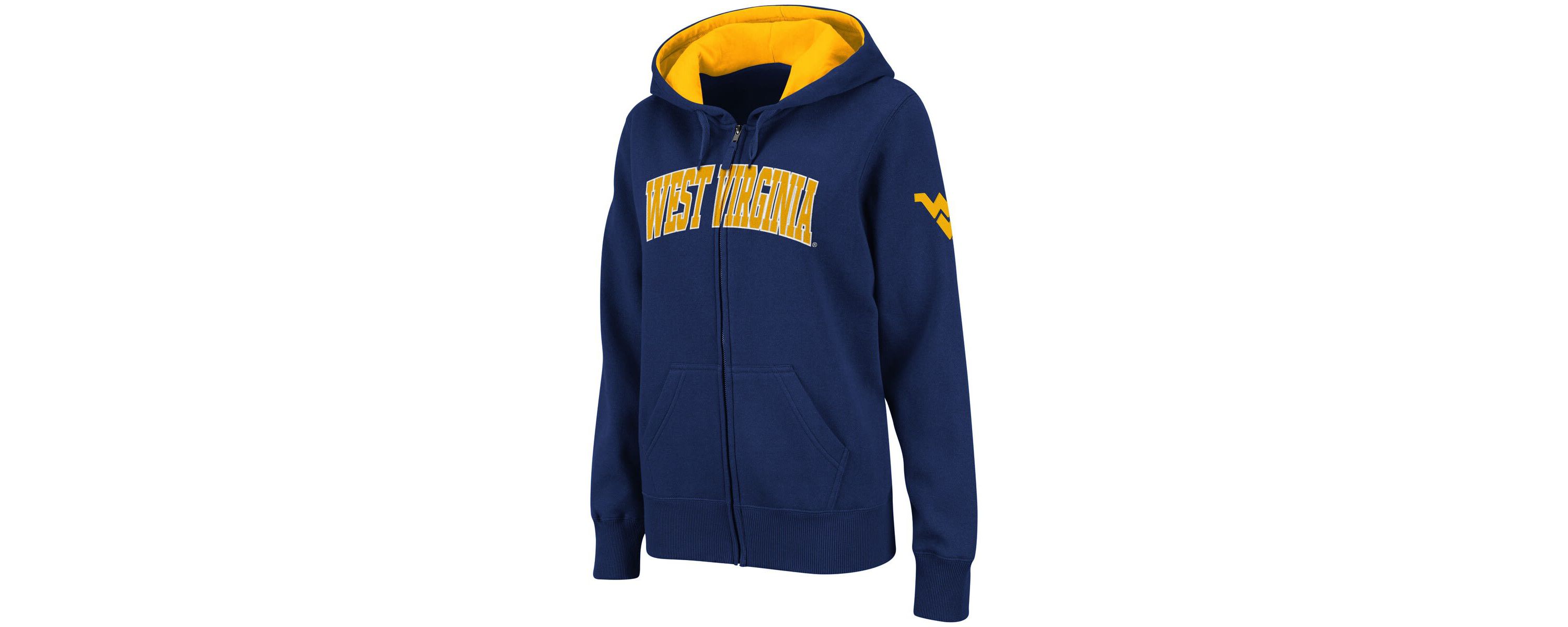 NCAA West Virginia Mountaineers Arched Name Full-Zip Hoodie