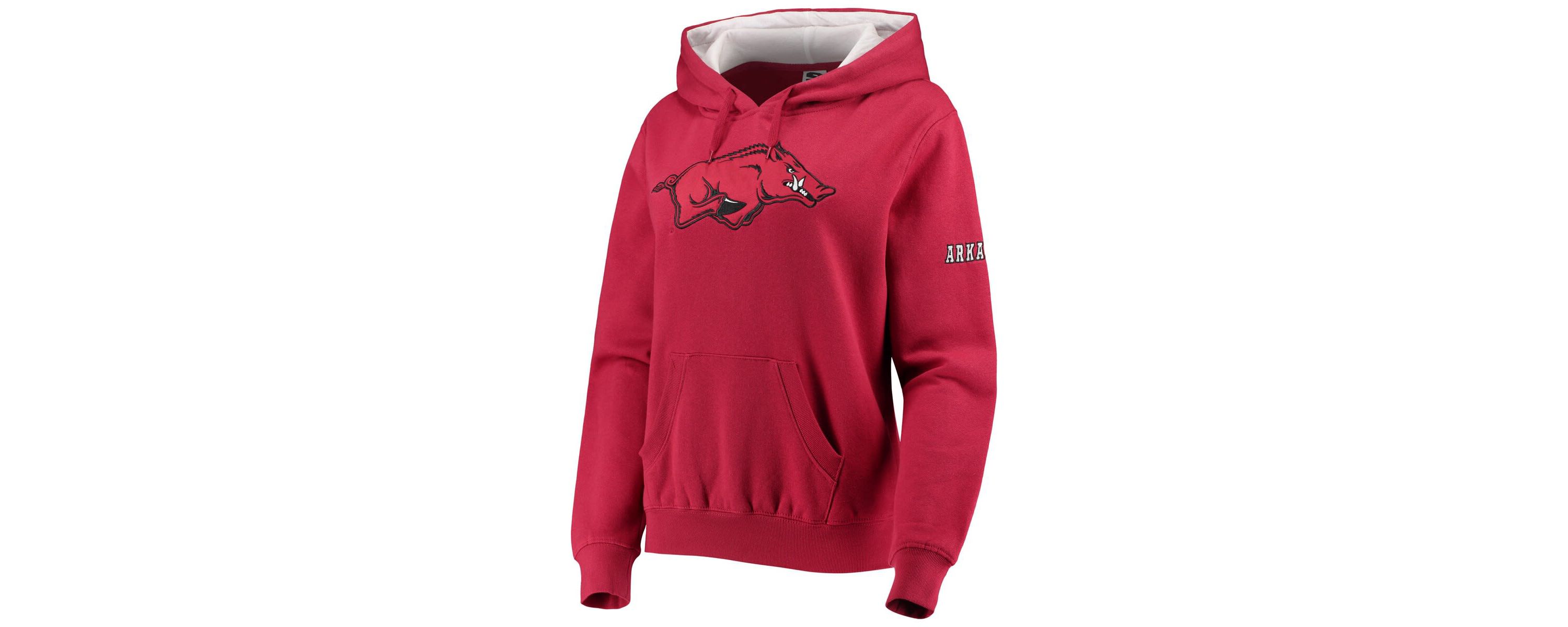 NCAA Arkansas Razorbacks Big Logo Pullover Hoodie