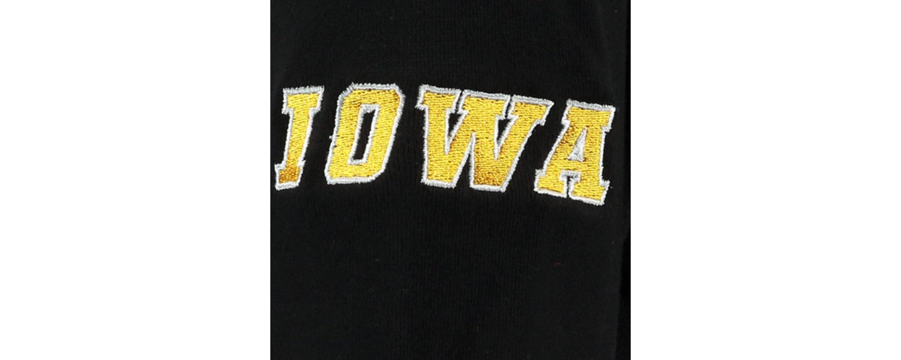 NCAA Iowa Hawkeyes Big Logo Pullover Hoodie