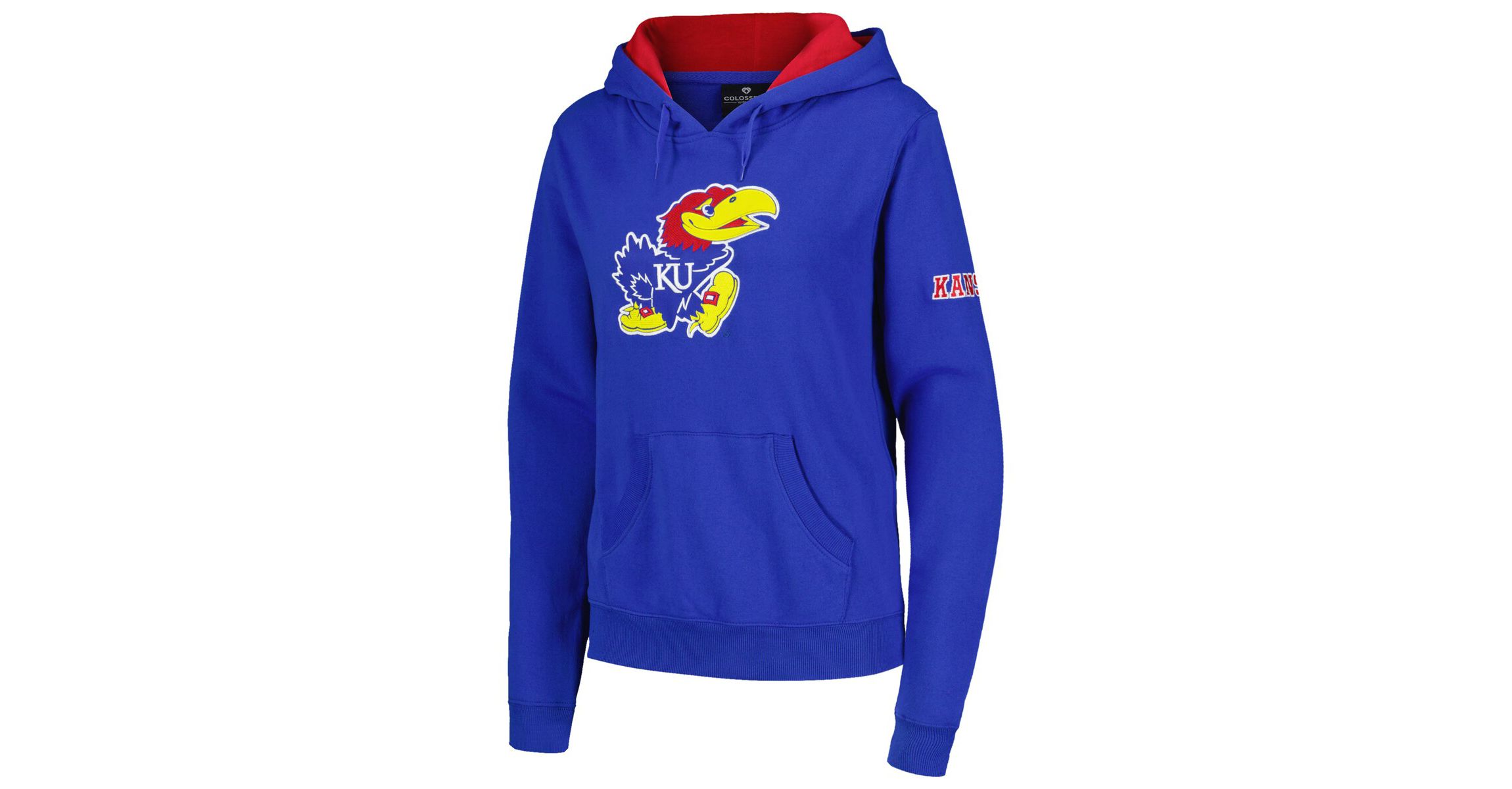 NCAA Kansas Jayhawks Big Logo Pullover Hoodie