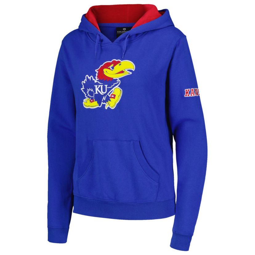 NCAA Kansas Jayhawks Big Logo Pullover Hoodie