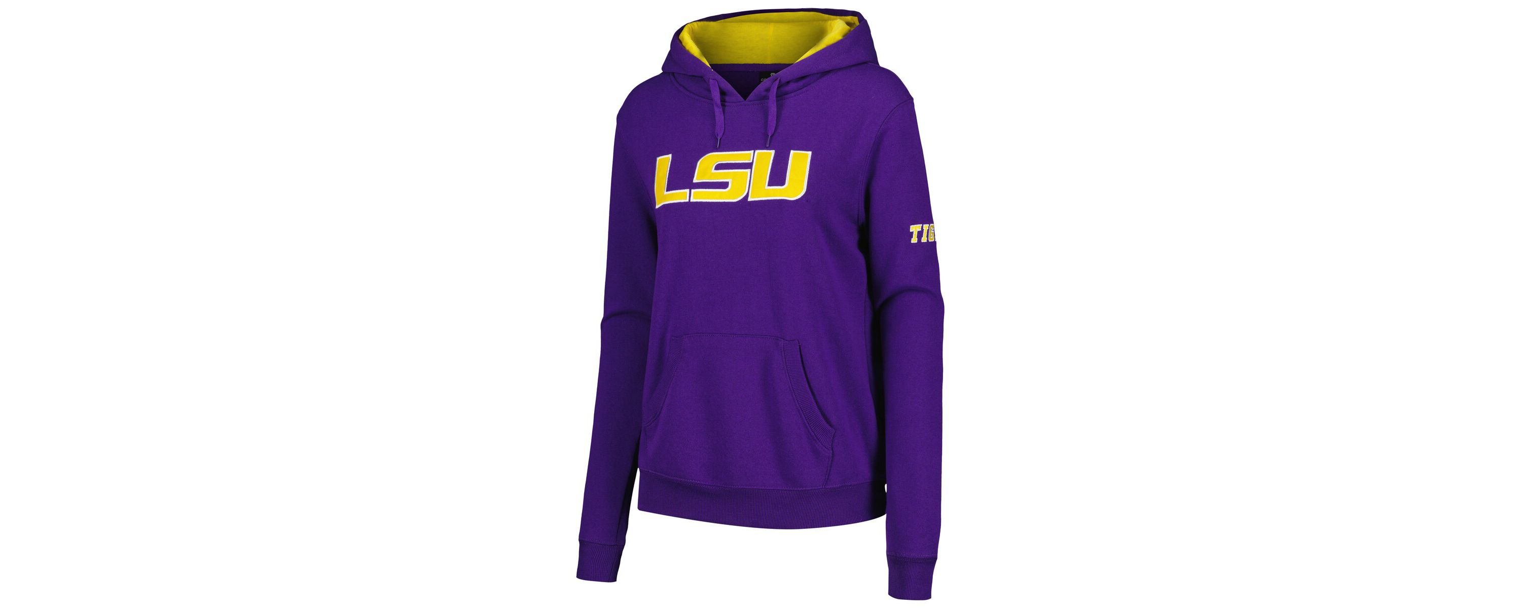 NCAA LSU Tigers Big Logo Pullover Hoodie