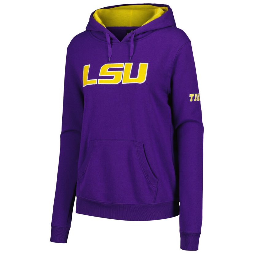 NCAA LSU Tigers Big Logo Pullover Hoodie