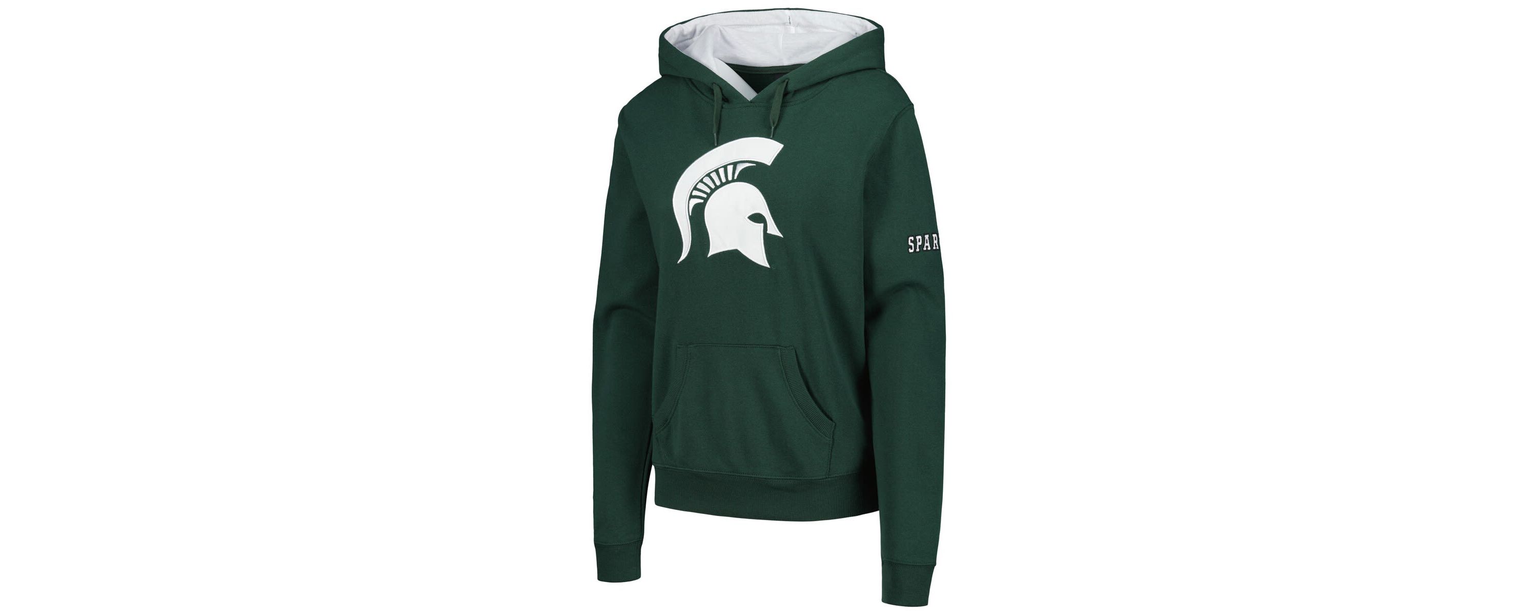 NCAA Michigan State Spartans Big Logo Pullover Hoodie