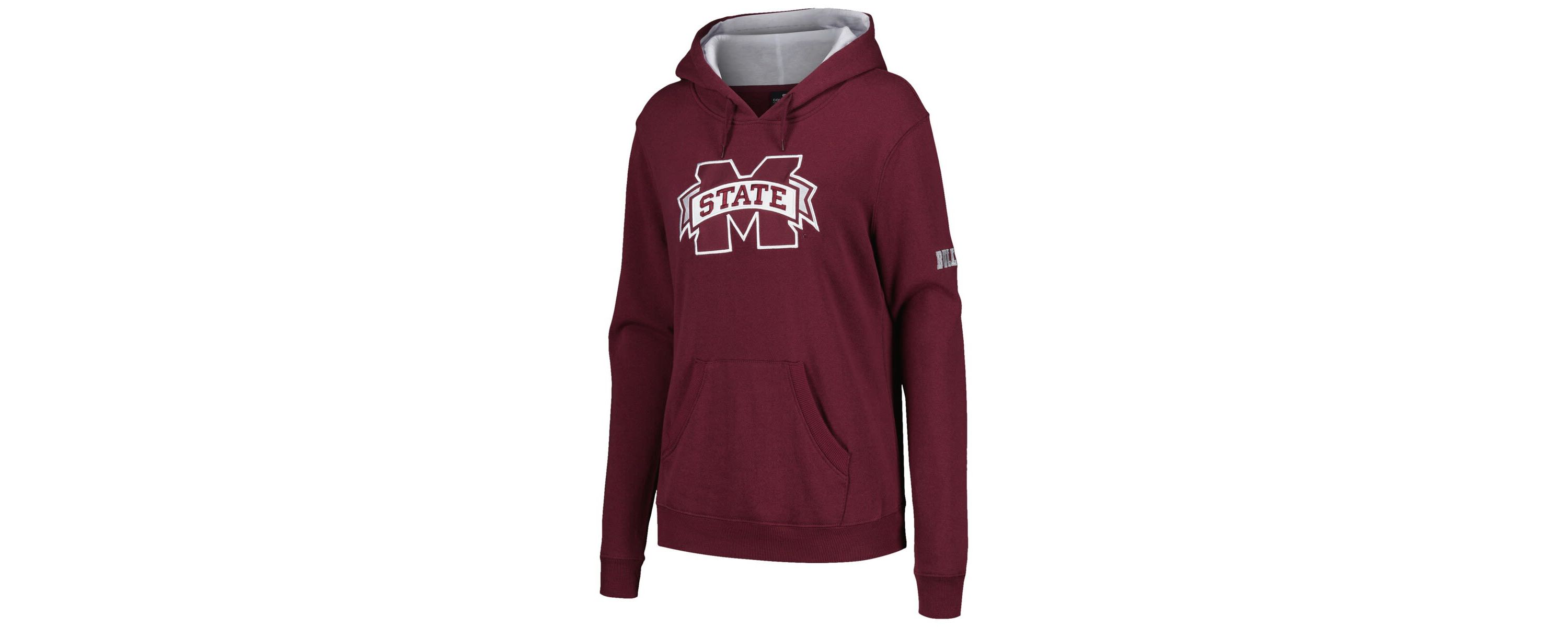 NCAA Mississippi State Bulldogs Big Logo Pullover Hoodie