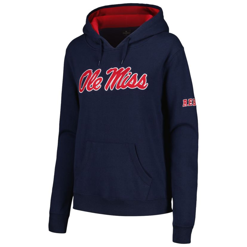 NCAA Ole Miss Rebels Big Logo Pullover Hoodie