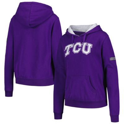 NCAA TCU Horned Frogs Big Logo Pullover Hoodie