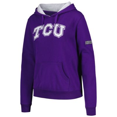 NCAA TCU Horned Frogs Big Logo Pullover Hoodie