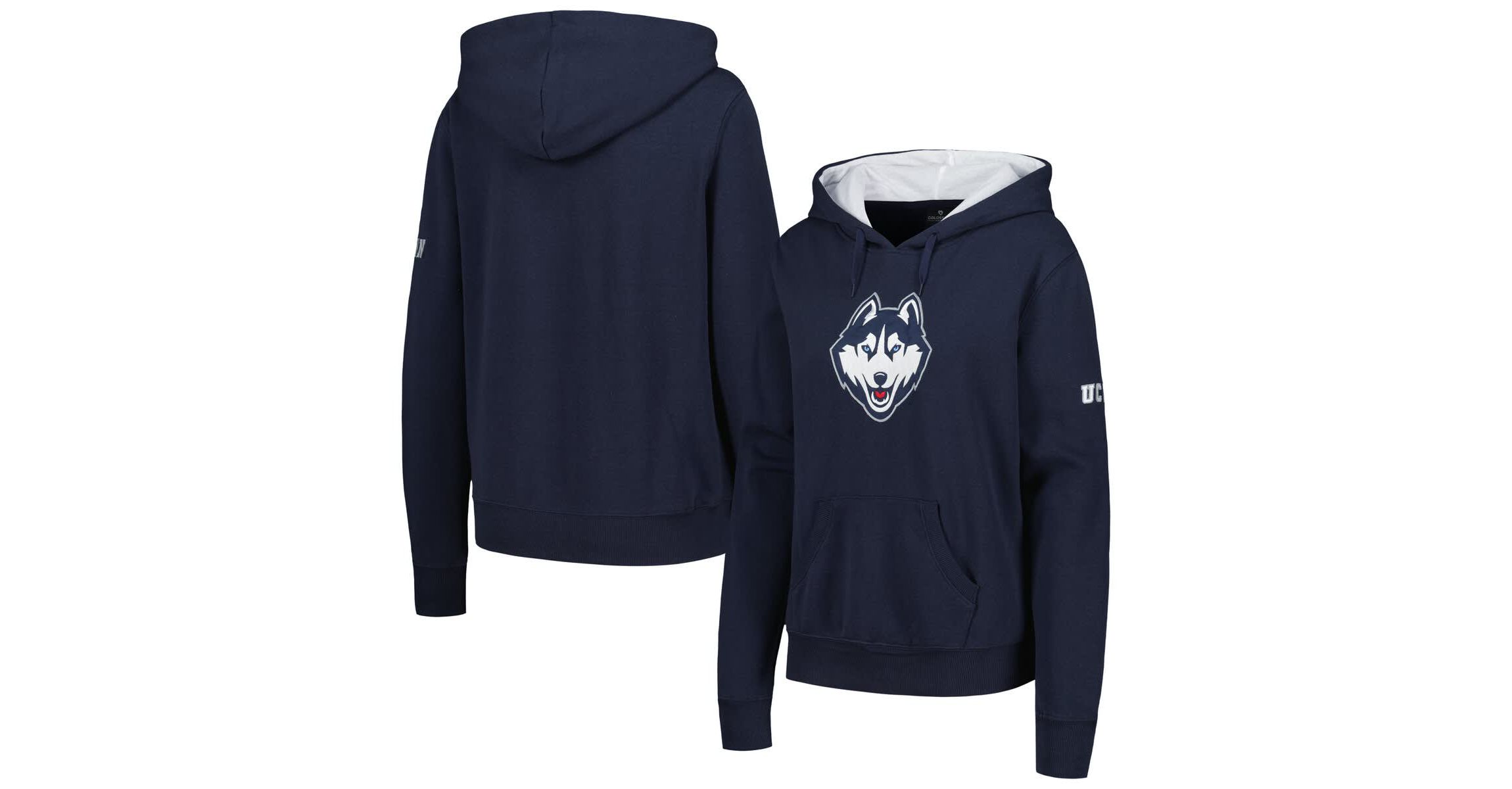 Connecticut Huskies NCAA UConn Huskies Big Logo Pullover Hoodie