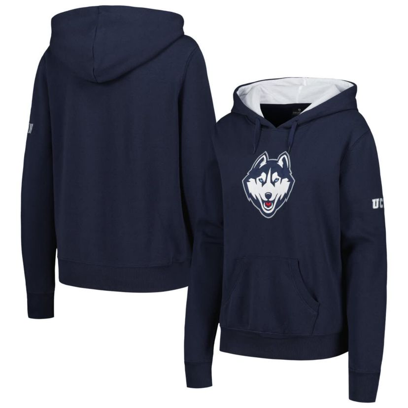 Connecticut Huskies NCAA UConn Huskies Big Logo Pullover Hoodie