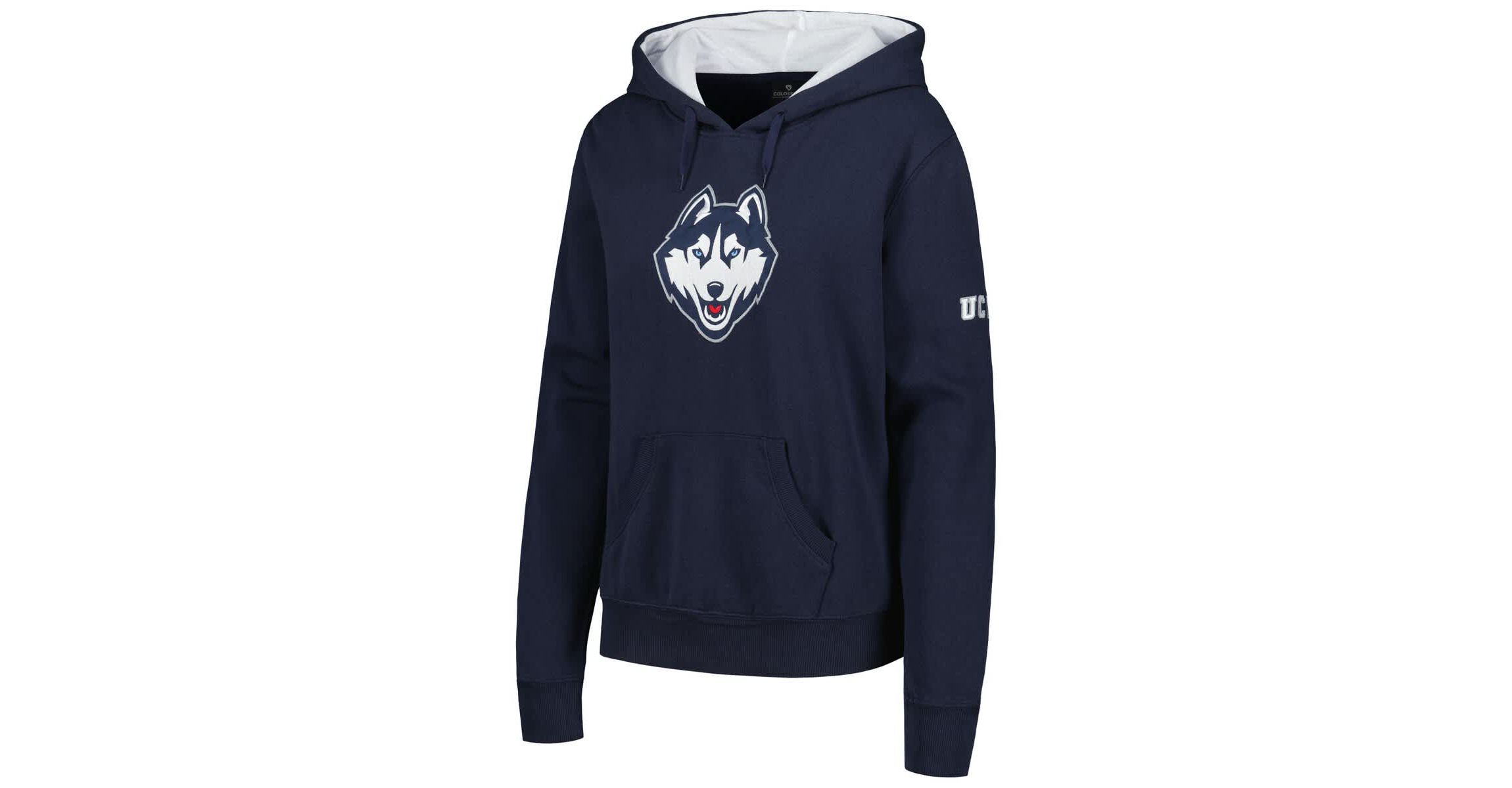 Connecticut Huskies NCAA UConn Huskies Big Logo Pullover Hoodie