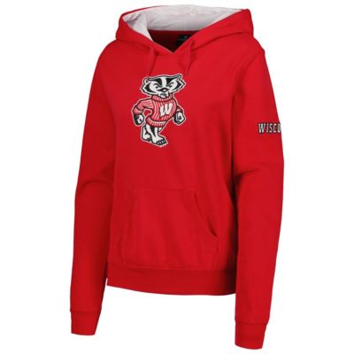 NCAA Wisconsin Badgers Big Logo Pullover Hoodie