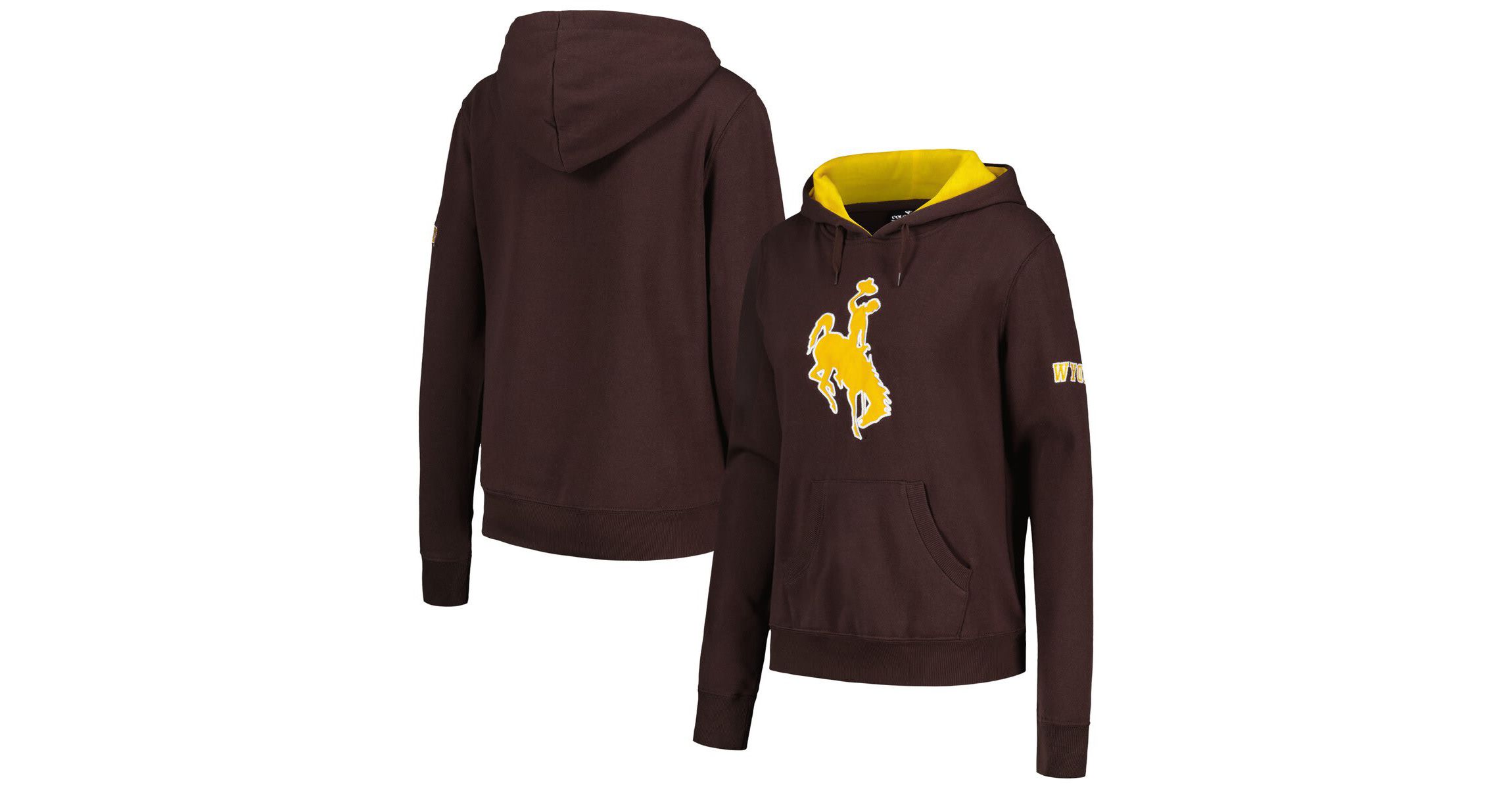 NCAA Wyoming Cowboys Big Logo Pullover Hoodie