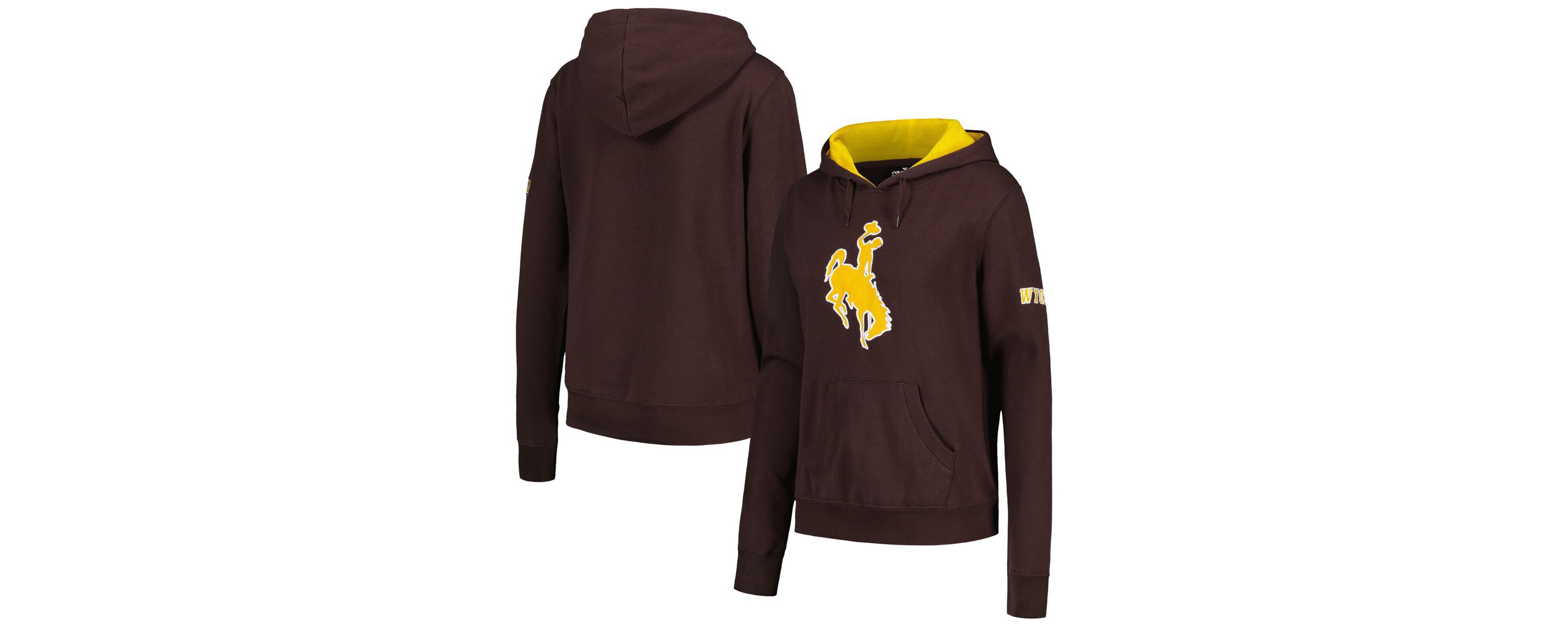 NCAA Wyoming Cowboys Big Logo Pullover Hoodie